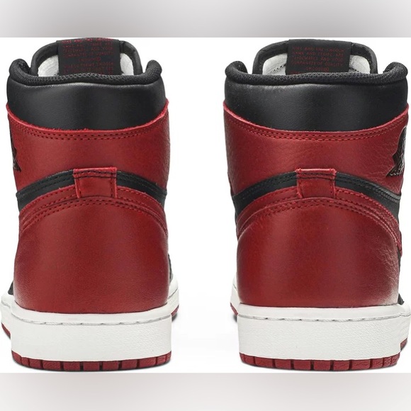 New In Box Nike Air Jordan 1 Retro High OG BG Black/Varsity Red-White size 7 - Picture 6 of 7